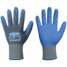 144 Paar Blue Mountains Stronghand® Handschuhe aus Polyamid und Nitrilschaum in Grau/Blau, Kat 2