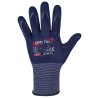 60 Paar Arlington Optiflex Handschuhe aus Polyamid mit Nitrilschaum in Blau, Kategorie 2, labs konform