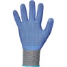144 Paar BIG BEND STRONGHAND Handschuhe aus Polyamid/Nylon mit Nitrilschaum, grau/blau, Kategorie 2