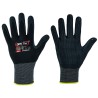 144 Paar DURAMATE OPTI FLEX Handschuhe aus Polyamid und Elasthan mit Nitrilschaum, schwarz/schwarz, Kategorie 2