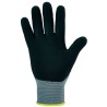 144 Paar LIQUIMATE OPTI FLEX®-Handschuhe aus Polyamid und Elasthan mit Nitrilschaumbeschichtung, grau/schwarz, Kat 2