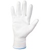 240 Paar Goodjob® Grip-Handschuhe aus Polyester/PU in Weiss, Kategorie 2