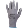 240 Paar Goodjob Handschuhe aus Polyester mit PU-Beschichtung, grau, Kategorie 2