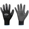 240 Paar LINGBI STRONGHAND® Handschuhe aus Polyamid (Nylon) mit PU-Beschichtung in Schwarz, Kat 2