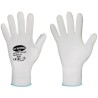 60 Paar LESHAN STRONGHAND® Schnittschutzhandschuhe, PU-Beschichtung, weiss, Sicherheitslevel B, Kategorie 2