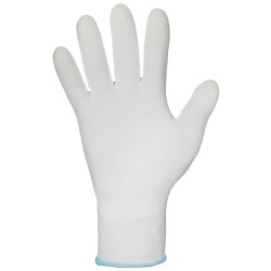 60 Paar LESHAN STRONGHAND® Schnittschutzhandschuhe, PU-Beschichtung, weiss, Sicherheitslevel B, Kategorie 2