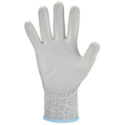 60 Paar WENZHOU STRONGHAND® Handschuhe mit Level B Schnittschutz, PU-Beschichtung, grau, Kategorie 2