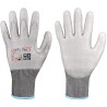 60 Paar SOFT CUT OPTI FLEX® Schnittschutz-Handschuhe aus PU in Grau, Level B, Kategorie 2
