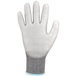 60 Paar SOFT CUT OPTI FLEX® Schnittschutz-Handschuhe aus PU in Grau, Level B, Kategorie 2