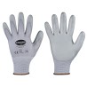 60 Paar KUNMING STRONGHAND® Handschuhe mit Schnittschutz Level B, 18 g, PU-Beschichtung, grau, Kat 2