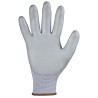 60 Paar KUNMING STRONGHAND® Handschuhe mit Schnittschutz Level B, 18 g, PU-Beschichtung, grau, Kat 2
