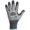 60 Paar Nanning Stronghand® Schnittschutzhandschuhe mit Touchscreen-Funktion, Nitril/PU, grau/schwarz, Kat 2