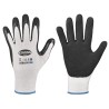 120 Paar PUYANG STRONGHAND® Handschuhe mit Schnittschutz Level D, Nitril, weiss/schwarz, Kat 2