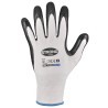 120 Paar PUYANG STRONGHAND® Handschuhe mit Schnittschutz Level D, Nitril, weiss/schwarz, Kat 2