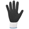 120 Paar PUYANG STRONGHAND® Handschuhe mit Schnittschutz Level D, Nitril, weiss/schwarz, Kat 2