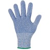 120 Paar Deering Stronghand® Handschuhe, schnittfest, lebensmittelecht, blau gemustert, Schutzklasse 2