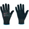 60 Paar Comfort Cut Opti Flex Handschuhe mit Schnittschutz, Touchscreen-Funktion, Nitril/PU, schwarz, Kat 2