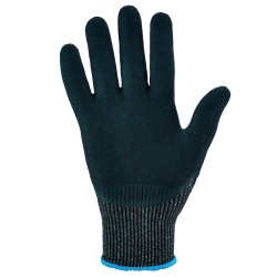 60 Paar Comfort Cut Opti Flex Handschuhe mit Schnittschutz, Touchscreen-Funktion, Nitril/PU, schwarz, Kat 2