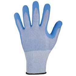 60 Paar Stronghand Anchorage Handschuhe mit Nitrilschaum, schnittfest, blau, lebensmittelecht, Level E, Kat 2