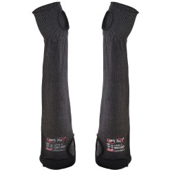 50 Paar BUENOS AIRES OPTIFLEX Armschoner, Schnitt- und Hitzeschutz, 45 cm, schwarz melange, Level D, Kat 2