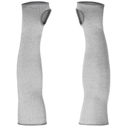 50 Paar SANTIAGO STRONGHAND® Armschoner 45 cm aus schnitt- und hitzeschützendem Material in Grau, Level D, Kat 2