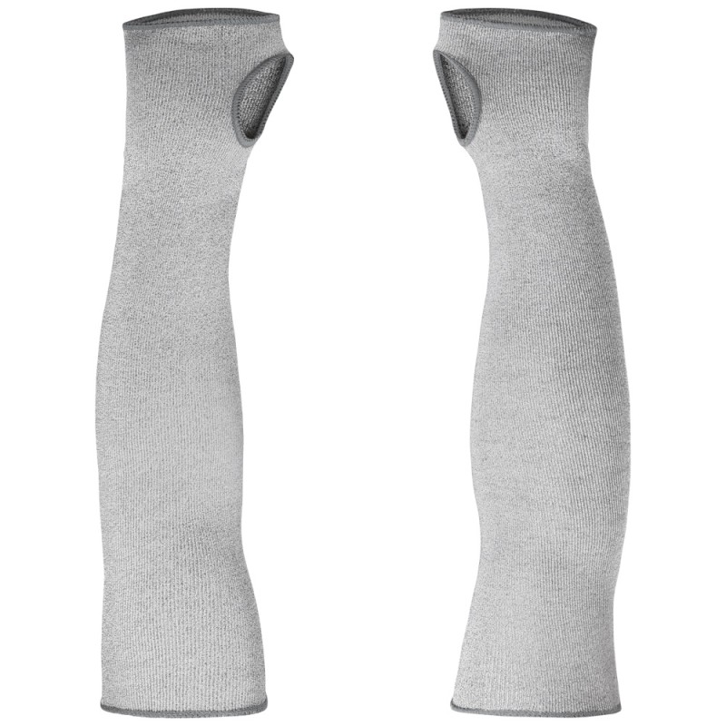 50 Paar SANTIAGO STRONGHAND® Armschoner 45 cm aus schnitt- und hitzeschützendem Material in Grau, Level D, Kat 2