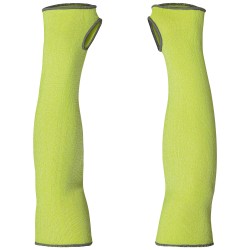 50 Paar MANAUS STRONGHAND® Armschoner aus schnitt- und hitzebeständigem Material in neongelb, 45 cm lang