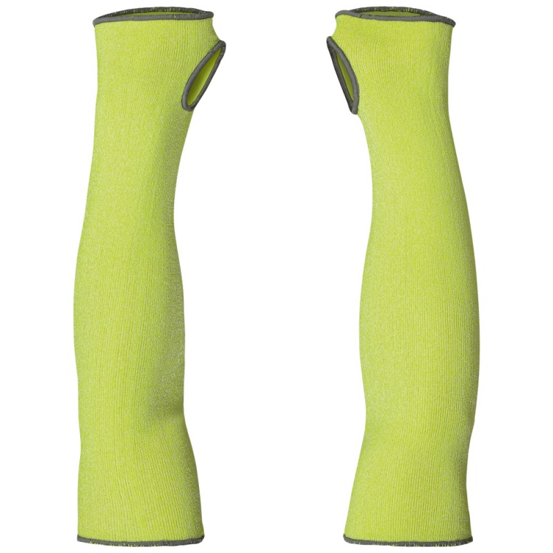 50 Paar MANAUS STRONGHAND® Armschoner aus schnitt- und hitzebeständigem Material in neongelb, 45 cm lang