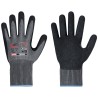 60 Paar FRESNO OPTI FLEX® Schnitt- und Hitzeschutzhandschuhe, nitrilbeschichtet, grau-schwarz, Level F, Kat 2,