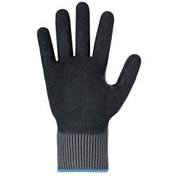 60 Paar FRESNO OPTI FLEX® Schnitt- und Hitzeschutzhandschuhe, nitrilbeschichtet, grau-schwarz, Level F, Kat 2,
