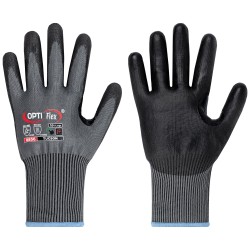 60 Paar Tucson Opti Flex Handschuhe, grau, PU-beschichtet, mit Schnitt- und Hitzeschutz, Level F, Touchscreen-fähig