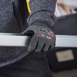 60 Paar Tucson Opti Flex Handschuhe, grau, PU-beschichtet, mit Schnitt- und Hitzeschutz, Level F, Touchscreen-fähig