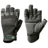 60 Paar Carpenter Elysee Handschuhe aus Kunstleder und Elasthan, schwarz, Kategorie 2