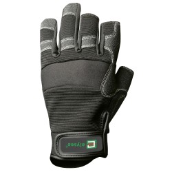 60 Paar Carpenter Elysee Handschuhe aus Kunstleder und Elasthan, schwarz, Kategorie 2