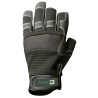 60 Paar Carpenter Elysee Handschuhe aus Kunstleder und Elasthan, schwarz, Kategorie 2