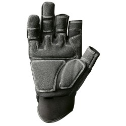 60 Paar Carpenter Elysee Handschuhe aus Kunstleder und Elasthan, schwarz, Kategorie 2
