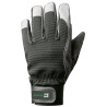 60 Paar Rigger Elysee Handschuhe aus Kunstleder und Elasthan, schwarz-grau, Kategorie 2