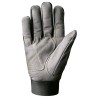 60 Paar Rigger Elysee Handschuhe aus Kunstleder und Elasthan, schwarz-grau, Kategorie 2