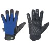 60 Paar ELYSEE® Handschuhe aus Kunstleder und Elasthan in Blau/Schwarz, Kategorie 2