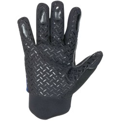 60 Paar ELYSEE® Handschuhe aus Kunstleder und Elasthan in Blau/Schwarz, Kategorie 2