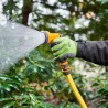 120 Paar Gardenflex Goodjob Handschuhe aus Polyester mit Latexbeschichtung in Grün/Grau, Kategorie 1