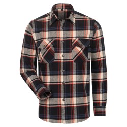 1 Stück CRAFTLAND Heavy Flanellhemd, extra schwer, schwarz/marine/beige/rot