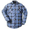 1 Stück Craftland Thermohemd Druckflanell kariert blau