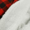 1 Hemd CRAFTLAND® Thermo mit Kapuze aus Webflanell in rot/schwarz kariert