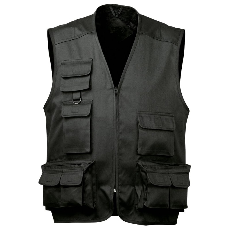 1 Stück CRAFTLAND Allround Weste aus strapazierfähigem Material in Schwarz