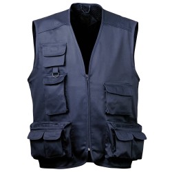 1 Stück CRAFTLAND Marine Weste aus strapazierfähigem Material in zeitlosem Marineblau
