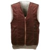 1 Paar CRAFTLAND® Lüneburg Cordweste aus hochwertigem Material in elegantem Braun