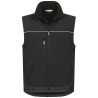 1 Stück Elysee Softshell-Weste aus strapazierfähigem Material in elegantem Schwarz