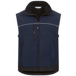 1 Stück ELYSEE Softshell-Weste Marine Schwarz
