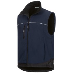 1 Stück ELYSEE Softshell-Weste Marine Schwarz